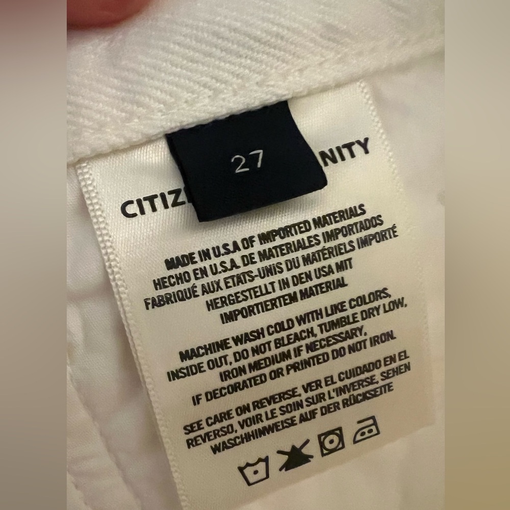 Citizens of Humanity Emerson White Jeans. - Picture 9 of 11